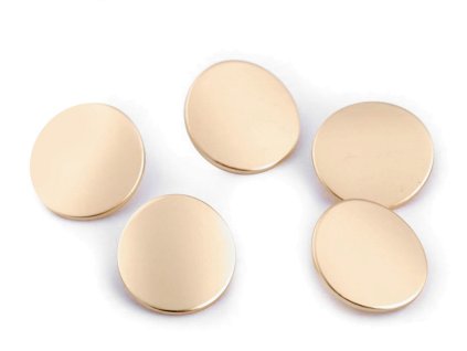 Kovový knoflík velikost 28", 32" (Balení 5 ks, Varianta 3 (32") nikl černý)