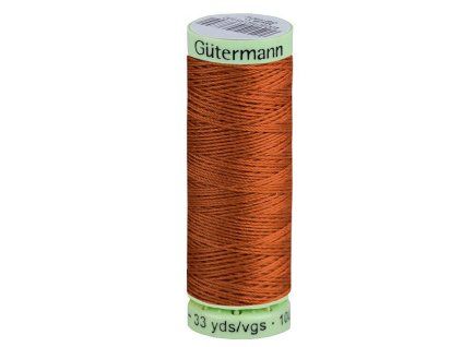 Polyesterové nitě Gütermann Jeans návin 30 m (Balení 1 ks, Varianta 000 černá)