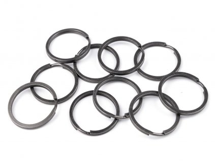 Kroužek na klíče Ø30 mm plochý (Balení 10 ks, Varianta 1 nikl)