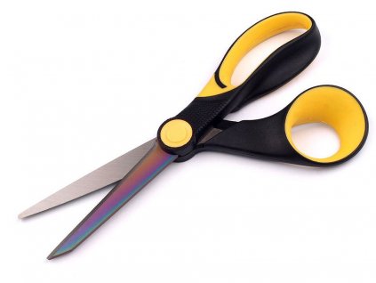 Nůžky délka 19,5 cm (Balení 1 ks, Varianta žlutá světlá)