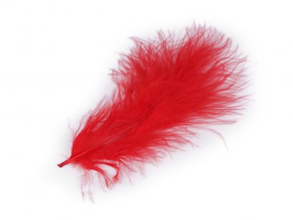 Peří marabu délka 5-12 cm (Balení 1 sáček, Varianta 1 bílá)