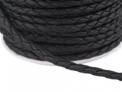 Šňůra z eko kůže Ø3 mm (Balení 1 m, Varianta 1 černá)