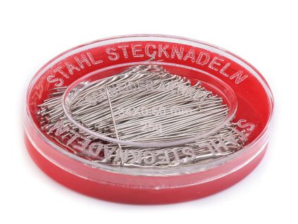 Celokovové špendlíky délka 34 mm (Balení 1 krab., Varianta nikl)