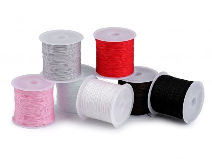 Šňůrka PES Ø0,5 mm (Balení 1 ks, Varianta 1 (28) bílá)
