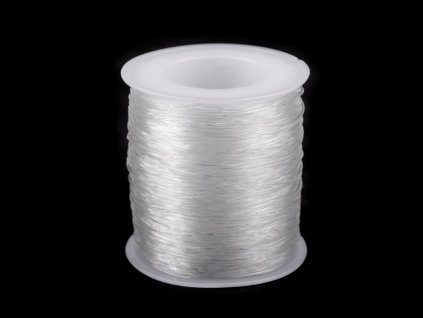 Pruženka / gumička kulatá Ø0,8 mm (Balení 1 ks, Varianta transparent)
