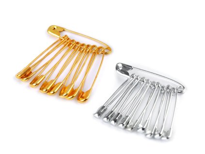 Spínací špendlíky délka 28 mm (Balení 5 svaz., Varianta 1 nikl)