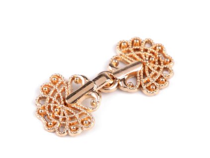 Ozdobné filigránové zapínání (Balení 1 pár, Varianta 1 nikl černý)