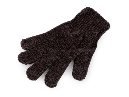 Dámské / dívčí žinylkové rukavice (Balení 1 pár, Varianta 7 krémová světlá)