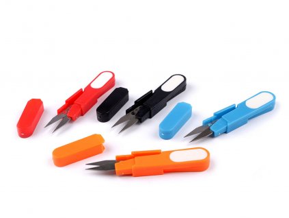 Nůžky cvakačky délka 12 cm (Balení 1 ks, Varianta 1 oranžová)