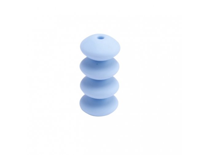 Silikonový MAXI DISK 15mm (4ks) - candy blue