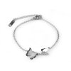 Náramek z nerezové oceli motýl (Balení 1 ks, Varianta 1 stříbrná)