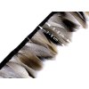 Prýmek - kachní peří 6-8 cm (Balení 1 m, Varianta přírodní)