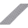 Oboustranný popruh lesklý šíře 38 mm (Balení 1 m, Varianta 1 šedá)