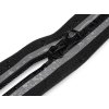 Voděodolný zip No 7 délka 18 cm, 20 cm spirálový reflexní (Balení 1 ks, Varianta 1 (18 cm) černá)