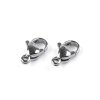 Karabinka z nerezové oceli, více velikostí (Balení 4 ks, Varianta 1 (6x9 mm) platina)