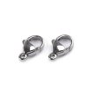 Karabinka z nerezové oceli, více velikostí (Balení 4 ks, Varianta 1 (6x9 mm) platina)