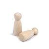 Dřevěná figurka k dotvoření 22x53 mm (Balení 10 ks, Varianta přírodní sv.)