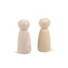 Dřevěná figurka k dotvoření 22x53 mm (Balení 10 ks, Varianta přírodní sv.)