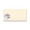 Barevná dopisní karta Clairefontaine 106 x 213 mm do DL obálek, 25 ks, výběr barev krémová, DL