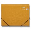 Tříchlopňové desky s gumou FolderMate Nest A4, výběr barev zlatožlutá