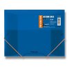 Tříchlopňové desky s gumou FolderMate Pop Gear Plus A4, výběr barev modrá