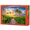 24363 2 puzzle castorland 3000 dilku colorful sunrise in miami usa