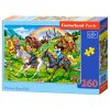 Puzzle Castorland 260 dílků - Princezny na vyjížďce