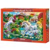 25713 2 puzzle castorland 1500 dilku zahrada jednorozcu