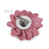 Brož / ozdoba do vlasů saténový květ Ø10 cm (Balení 1 ks, Varianta 1 starorůžová)