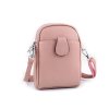 Dámská / dívčí kabelka crossbody s popruhem 14x19 cm (Balení 1 ks, Varianta 13 pudrová)