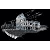 Seškrabovací obrázek- Koloseum Řím