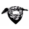 Bavlněný šátek lebky 70x70 cm