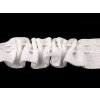 Záclonovka šíře 20 mm žabkové řasení (Balení 50 m, Varianta White)