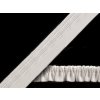 Záclonovka šíře 20 mm žabkové řasení (Balení 50 m, Varianta White)