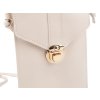 Malá kabelka na mobil crossbody 12x20 cm (Balení 1 ks, Varianta 1 béžová světlá)