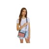 Dámská skořepinová kabelka / pouzdro crossbody s popruhem 18x11 cm (Balení 1 ks, Varianta 1 stříbrnobéžová metalic)