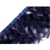 Prýmek - krůtí peří 5-9 cm (Balení 1 m, Varianta 1 starorůžová sv.)