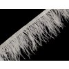 Prýmek - marabu peří 5-10 cm (Balení 1 m, Varianta 1 černá)