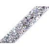 Prýmek s kamínky šíře 10 mm nažehlovací (Balení 1 m, Varianta crystal AB)