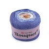 Bavlněná pletací příze Bouquet 250 g (Balení 1 ks, Varianta 1 (701) šedo-bílá modrá)