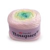 Bavlněná pletací příze Bouquet 250 g (Balení 1 ks, Varianta 1 (701) šedo-bílá modrá)