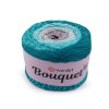 Bavlněná pletací příze Bouquet 250 g (Balení 1 ks, Varianta 1 (701) šedo-bílá modrá)