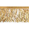 Třásně s holografickými flitry šíře 15 cm (Balení 1 m, Varianta 1 stříbrná hologram)