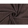 Žebrovaná šatová pletenina / svetrovina (Balení 1 m, Varianta 1 (314 g/m²) starorůžová)