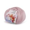 Pletací vlněná, hedvábná příze Babala 50 g (Balení 1 ks, Varianta 1 (001) krémová světlá)