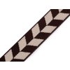 Popruh šíře 38 mm (Balení 1 m, Varianta 1 černá černá)