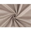 Samet / velvet hladký šíře 280 cm (Balení 1 m, Varianta 1 (260 g/m²) béžová světlá)