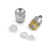 Piston / aplikátor knoflíku na kšiltovku (Balení 1 sada, Varianta nikl)