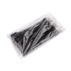 Bezpečnostní lanko k ochraně zboží (Balení 100 ks, Varianta černá)