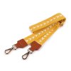 Popruh na tašku s karabinami šíře 3,8 cm (Balení 1 ks, Varianta 1 hořčicová zlatá)